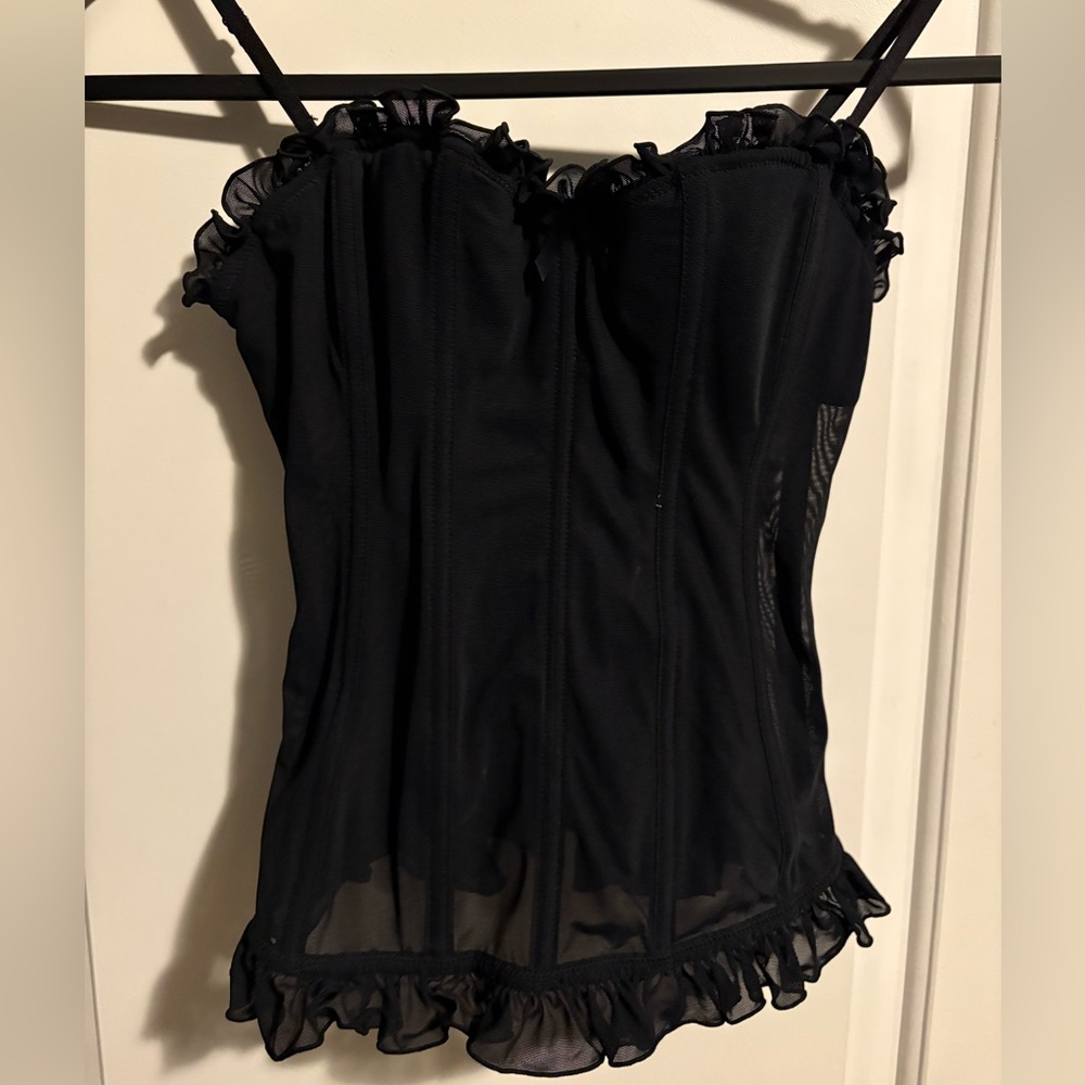 La Senza Black Bustier Size S